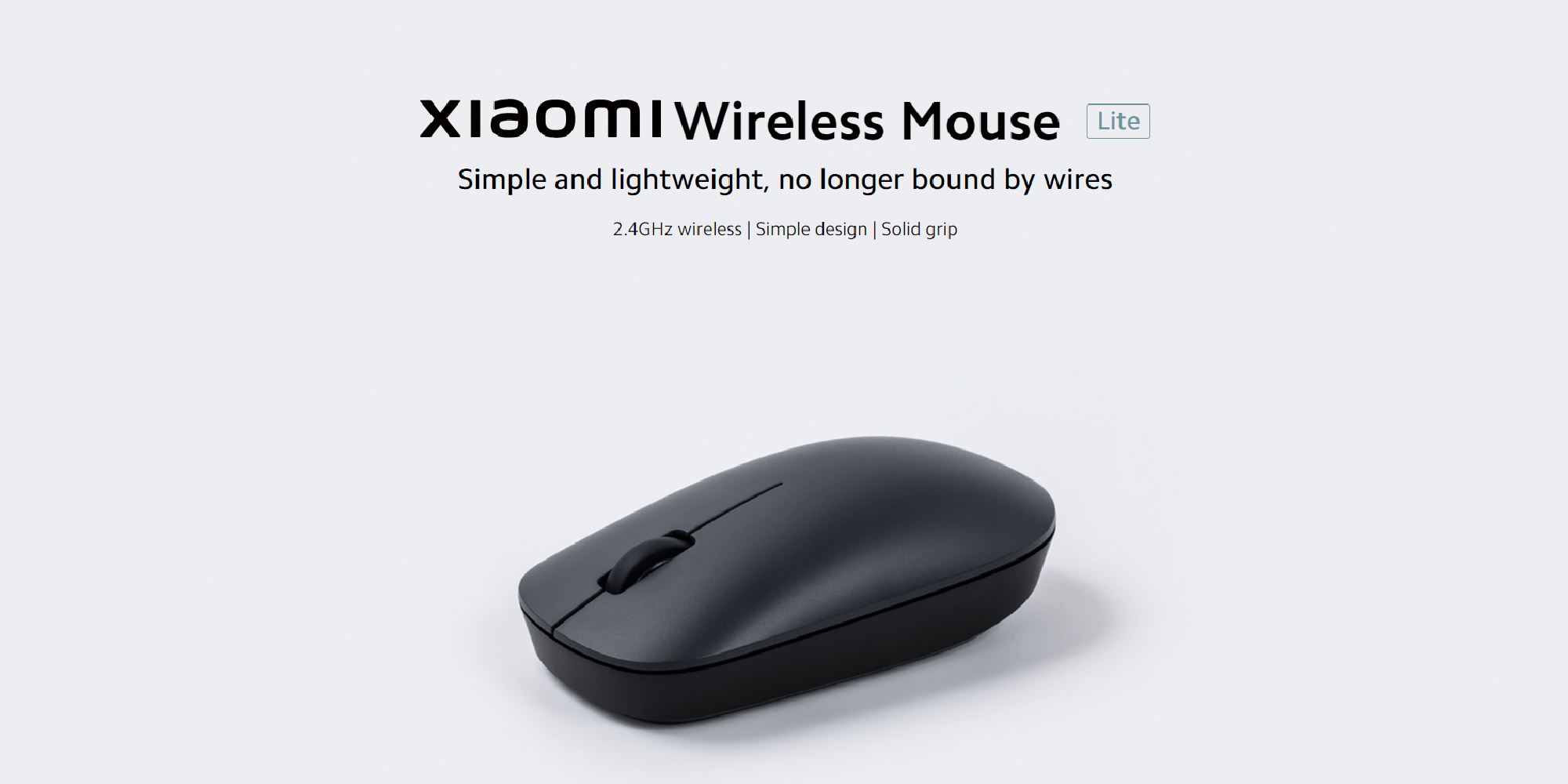 Xiaomi Wireless Mouse lite: A Portable and Quiet Wireless Mouse with Bluetooth LE 4.0 and 2.4GHz Wireless Connection