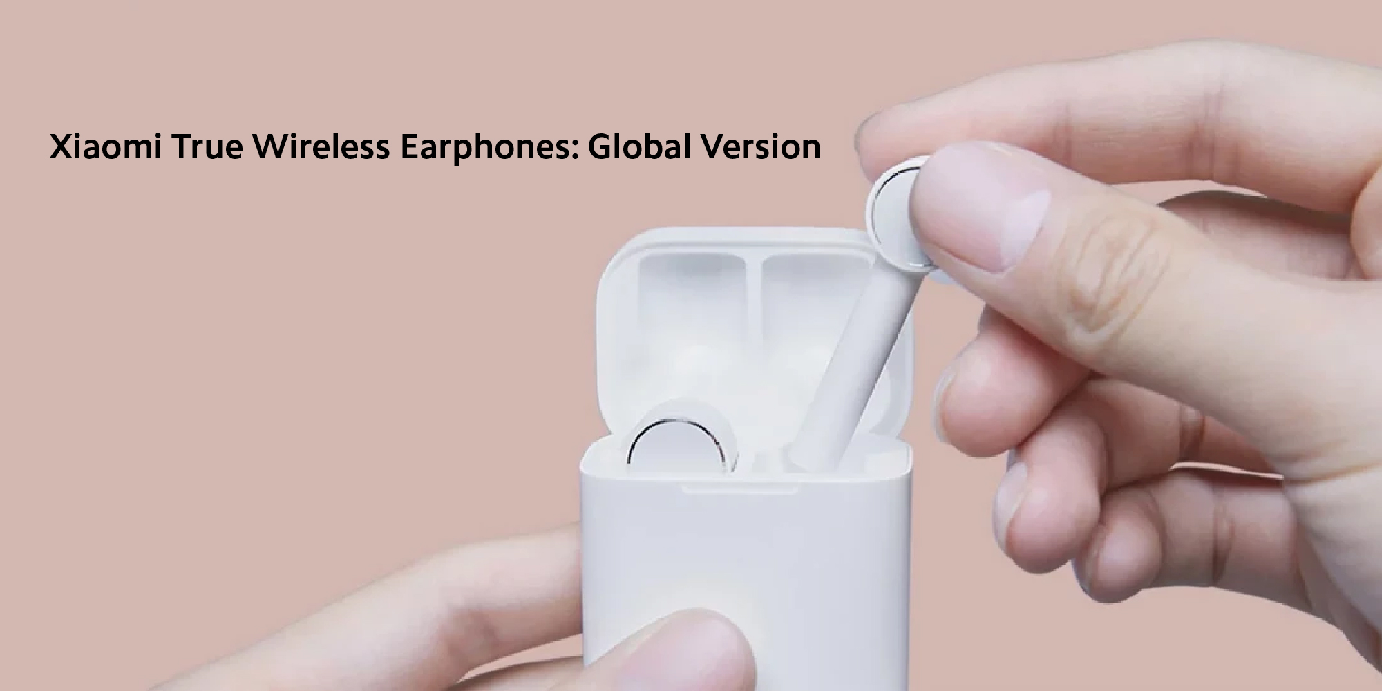 Xiaomi True Wireless Earphones: Global Version -White: Up to 12 Hours Long Battery Life, Bluetooth 5.0, IPX4 Water Resistance