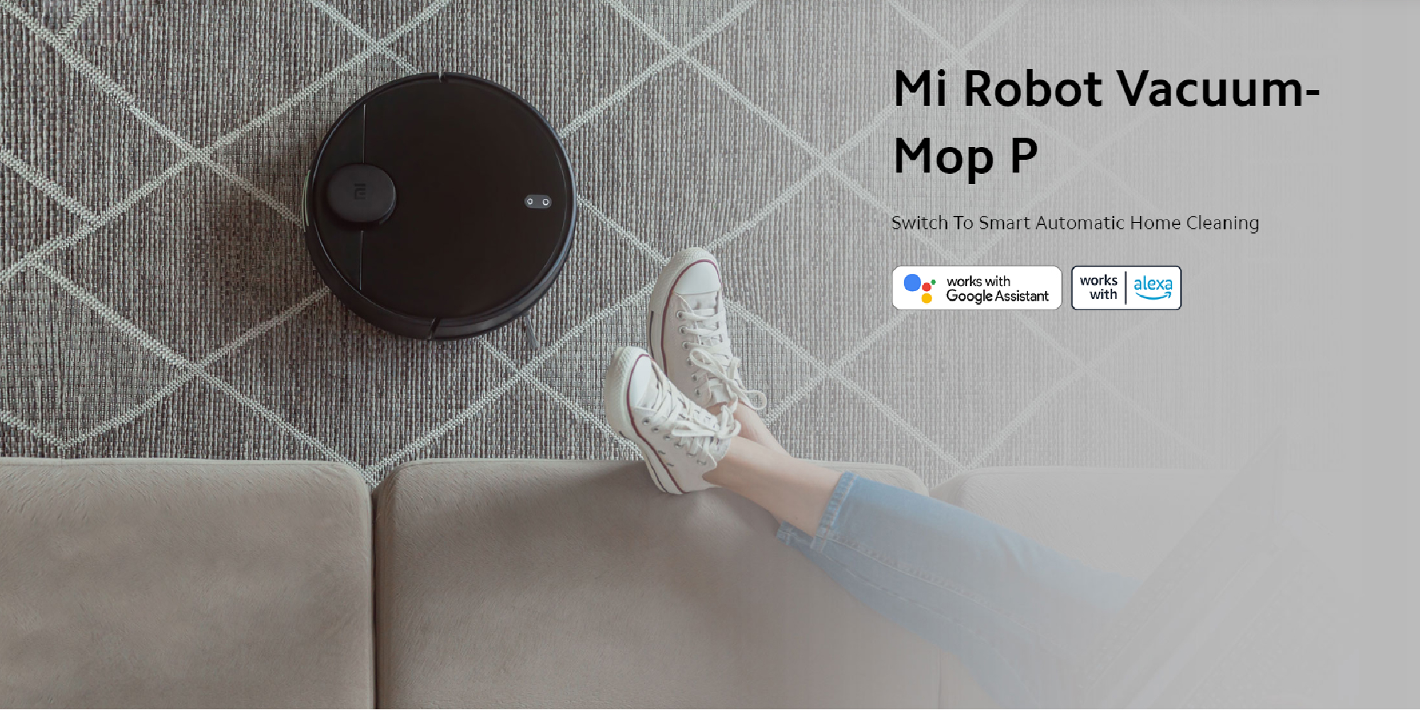 Xiaomi MI Home Vacuum Mop P  Robot Vacuum Cleaner