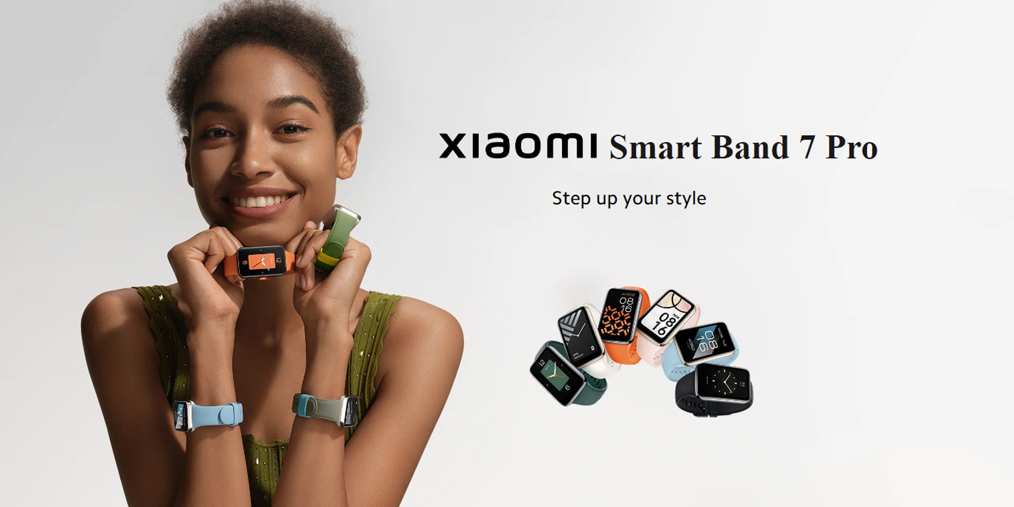Xiaomi Band 7 Pro Smart Bracelet AMOLED Screen GPS Blood Oxygen Fitness Waterproof Xiaomi Smart Band 7 Pro, White