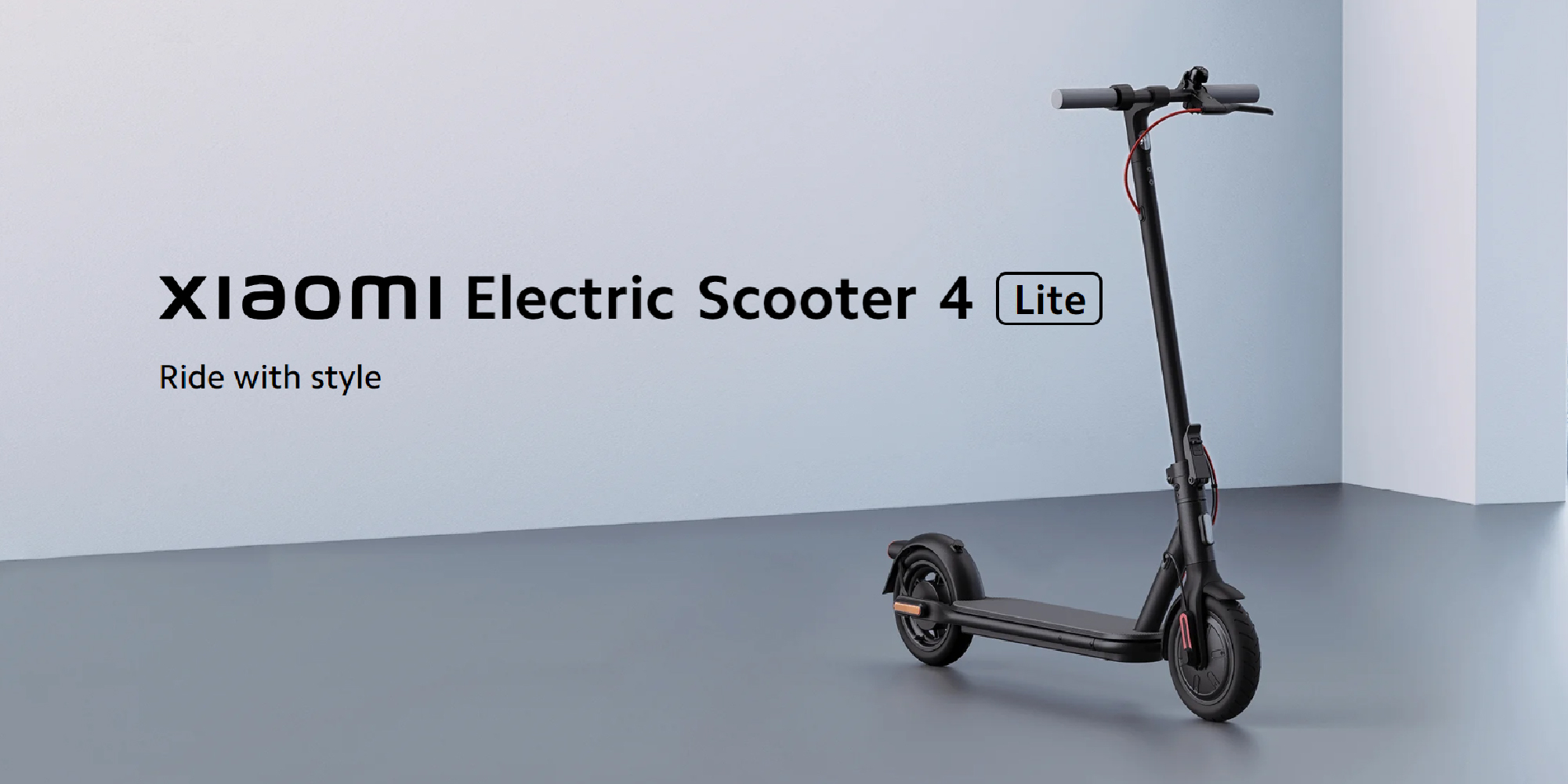 Xiaomi Electric Scooter 4 Lite Black: Dual Brake System, 25 km/h Maximum Speed, and 30 km Travel Distance