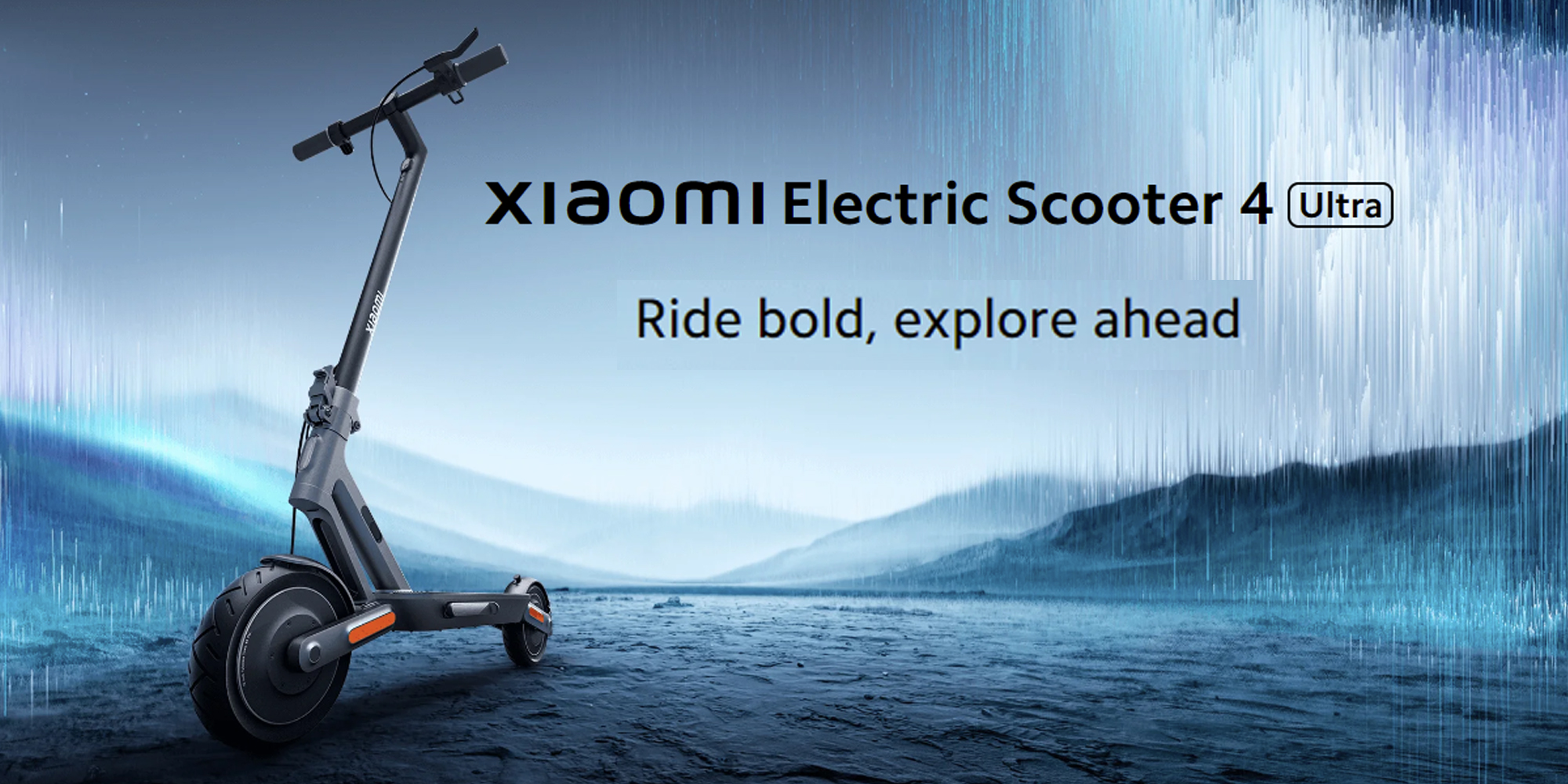 Xiaomi Electric Scooter 4 Ultra Black: Dual Suspension System, 25 km/h Maximum Speed, and 70 km Super Long Range Battery Life