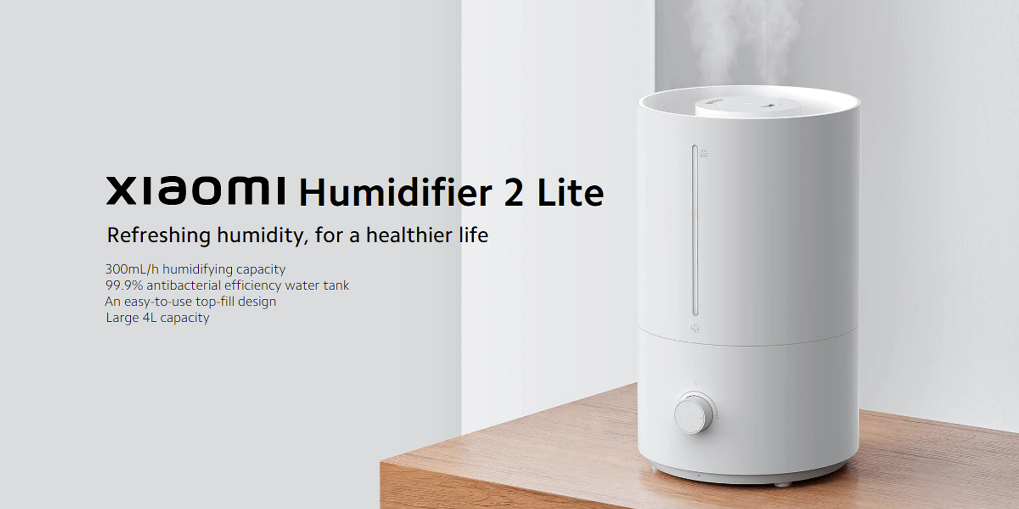 Xiaomi Humidifier 2 Lite with 4L Water Tank - 6934177799785 - A+ content
