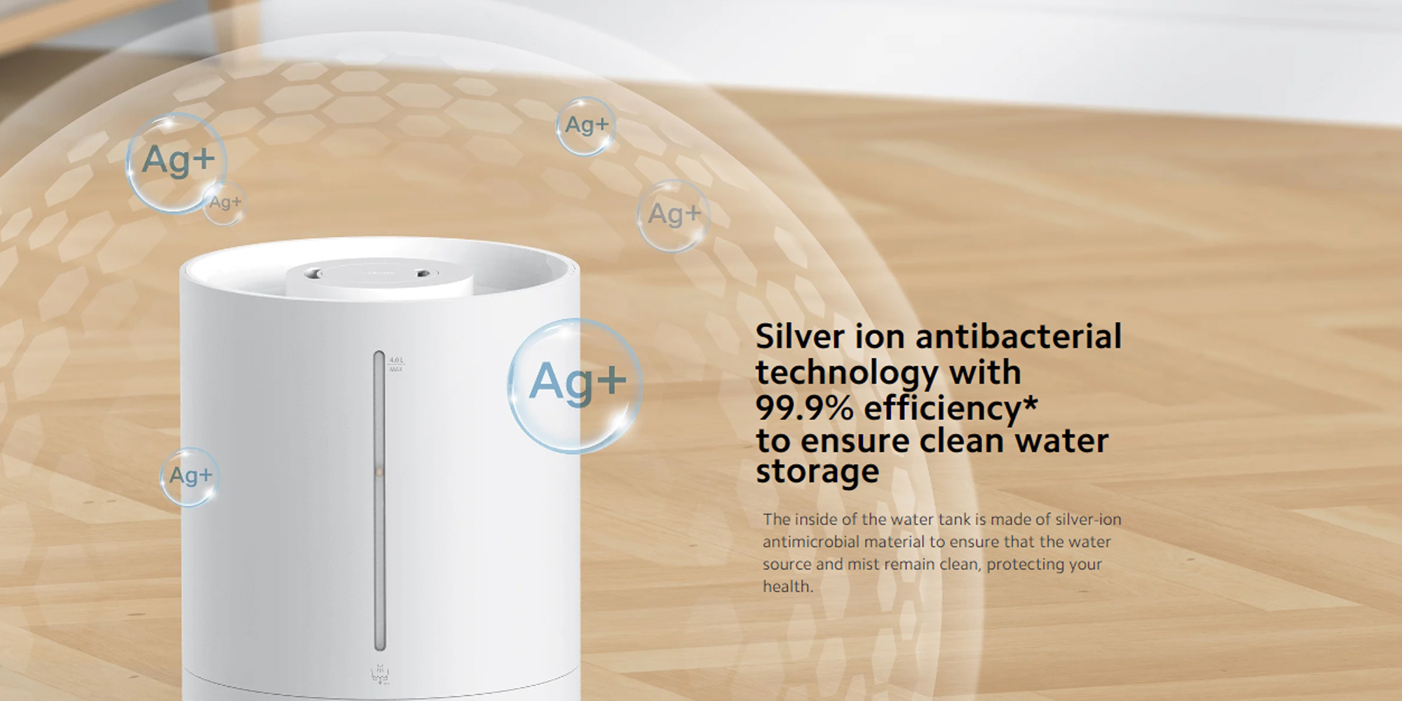 Xiaomi Mi Smart Antibacterial Humidifier umidificatore aria pura - Tiscali  Shopping