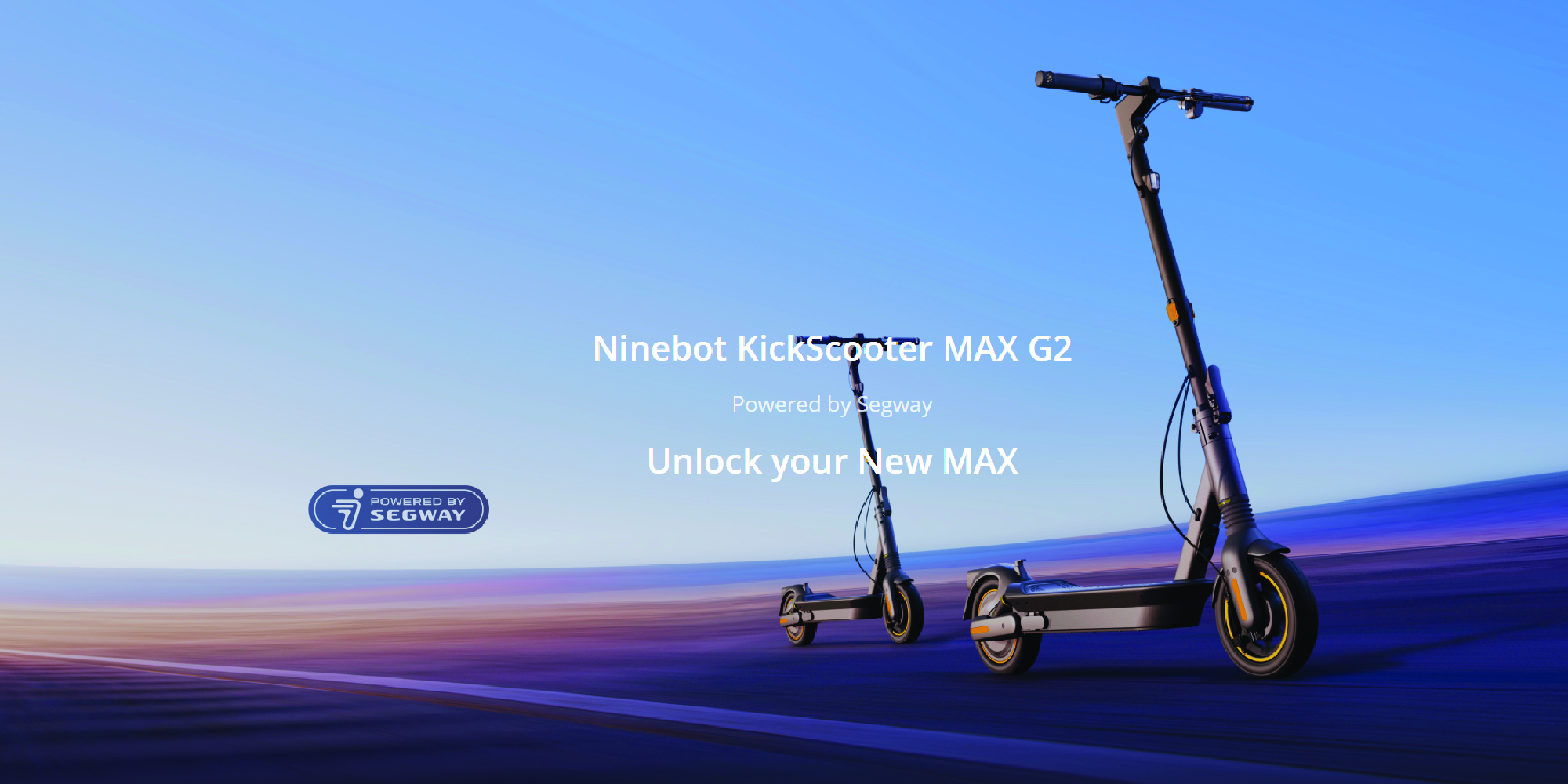 Segway-Ninebot Kick Scooter MAX G2: 75km Range, 25km/h Max Speed, Lightweight and Foldable, IPX5 Water Resistance