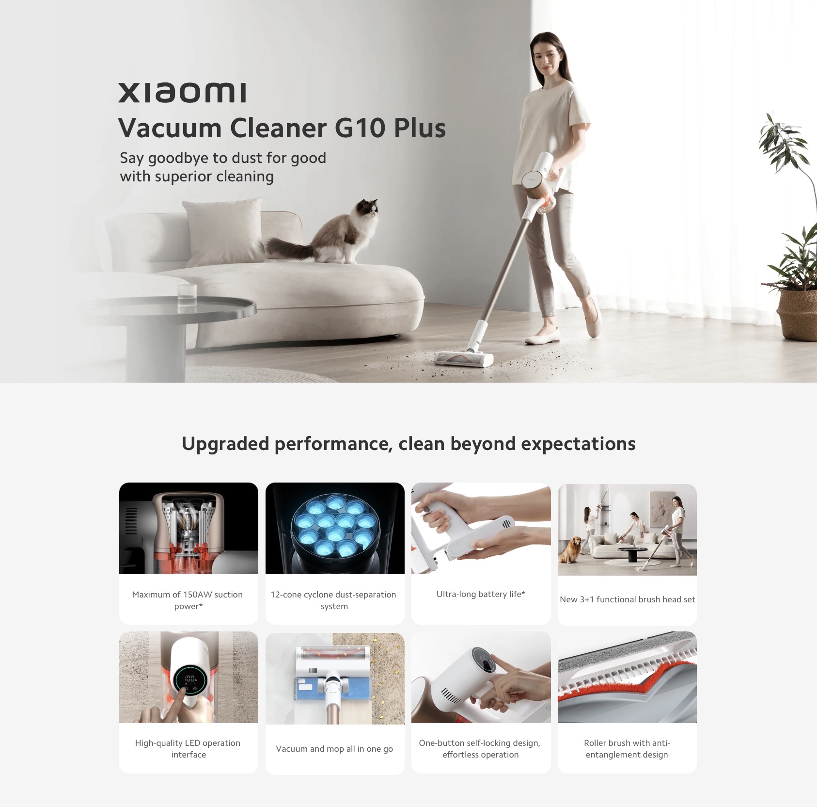 Xiaomi Vacuum Cleaner G10 Plus – Panmi Shop