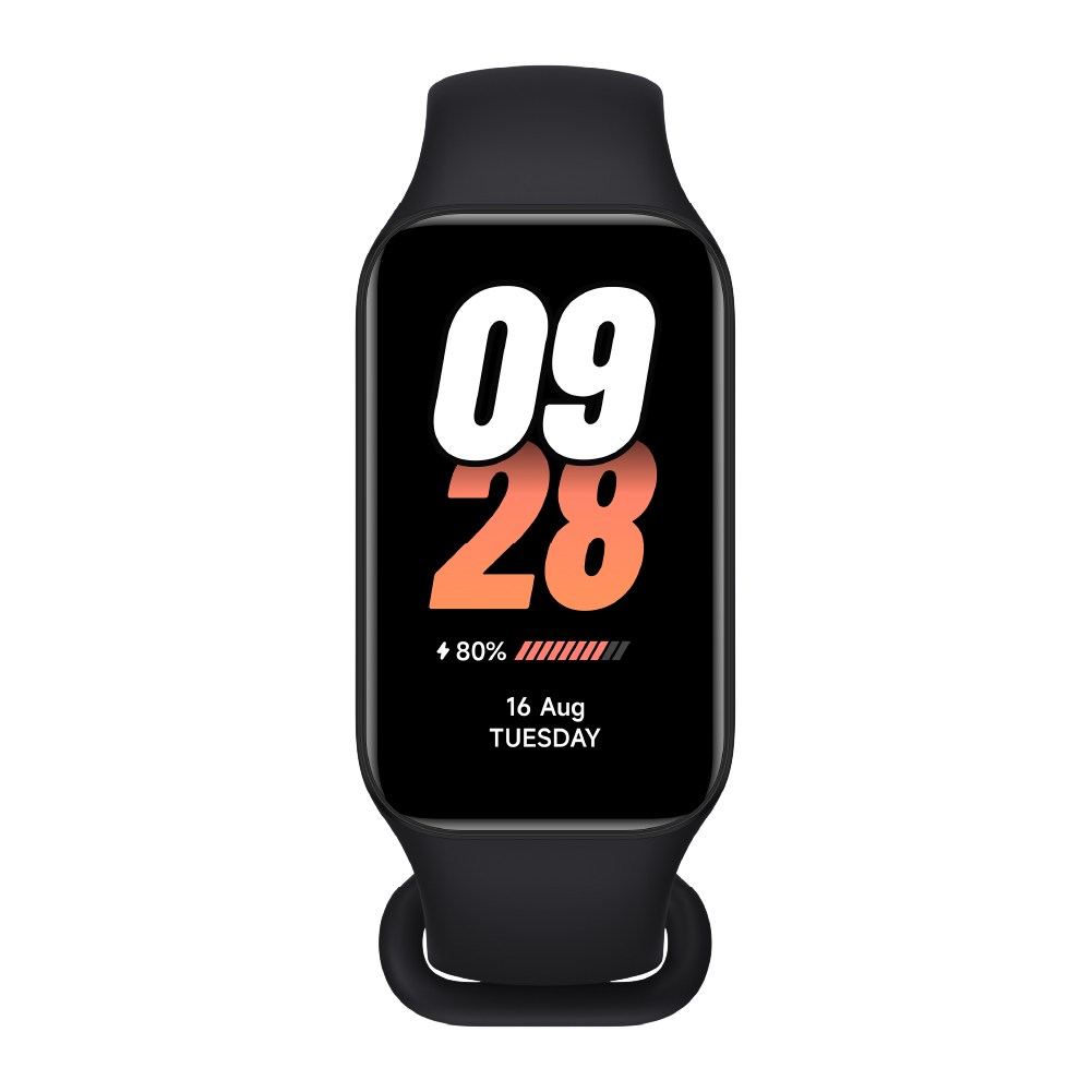 Xiaomi MI Smart Band 8 Active: 1.47" TFT display 100+ Custom Faces Heart Rate & Sleep Monitoring 50+ workout modes, 14-Days Battery, Black